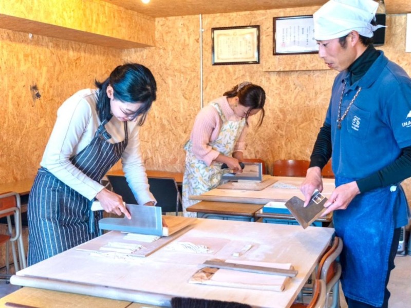 会津・猪苗代町のそば打ち体験